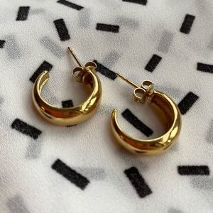 Mejuri Dôme Gold Vermeil Hoop Earrings
